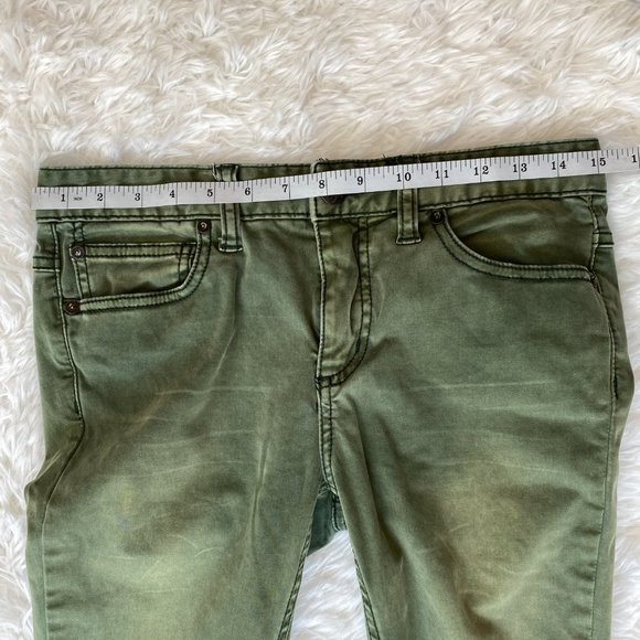 Free People Mid Rise Sueded Utility Cargo Zip Ankle Pants in Green - Picture 8 of 11